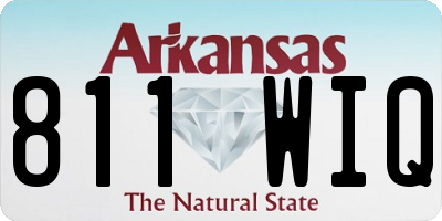 AR license plate 811WIQ