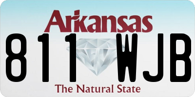 AR license plate 811WJB