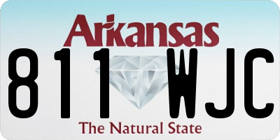 AR license plate 811WJC