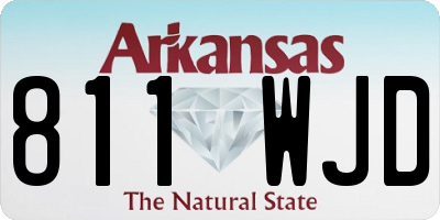 AR license plate 811WJD
