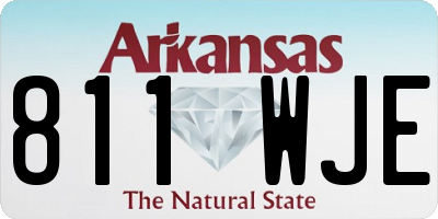 AR license plate 811WJE