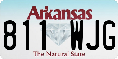 AR license plate 811WJG