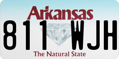 AR license plate 811WJH