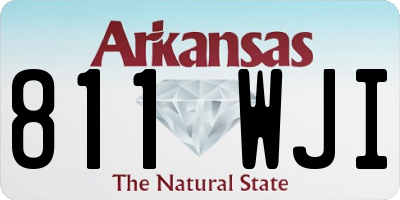 AR license plate 811WJI