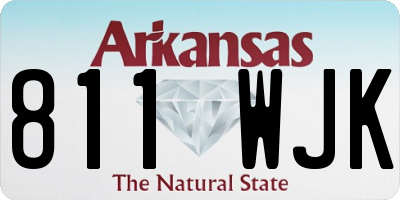 AR license plate 811WJK