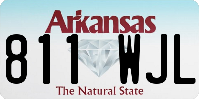AR license plate 811WJL