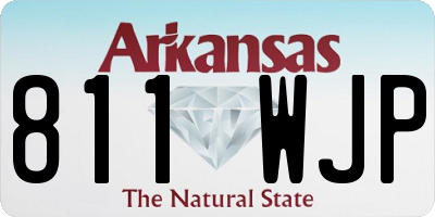 AR license plate 811WJP
