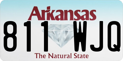 AR license plate 811WJQ
