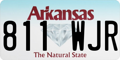 AR license plate 811WJR