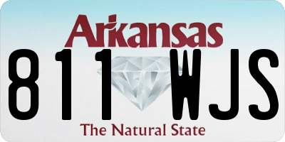 AR license plate 811WJS