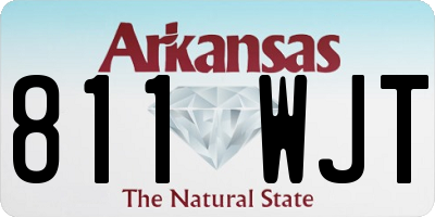 AR license plate 811WJT