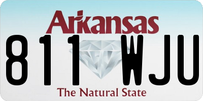 AR license plate 811WJU
