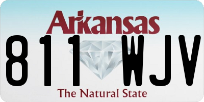 AR license plate 811WJV