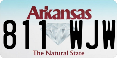 AR license plate 811WJW