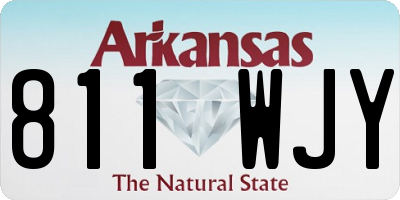 AR license plate 811WJY