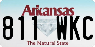 AR license plate 811WKC