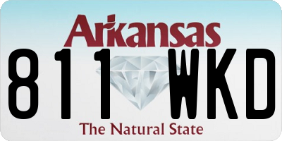 AR license plate 811WKD