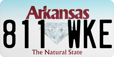 AR license plate 811WKE