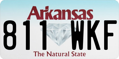 AR license plate 811WKF