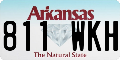 AR license plate 811WKH