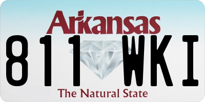 AR license plate 811WKI