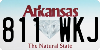 AR license plate 811WKJ