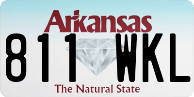 AR license plate 811WKL