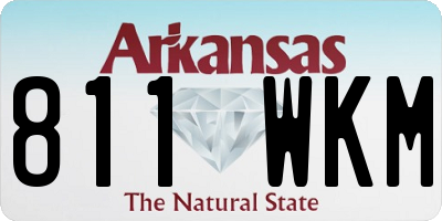 AR license plate 811WKM