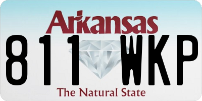 AR license plate 811WKP