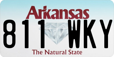 AR license plate 811WKY