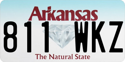 AR license plate 811WKZ