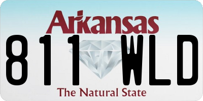 AR license plate 811WLD