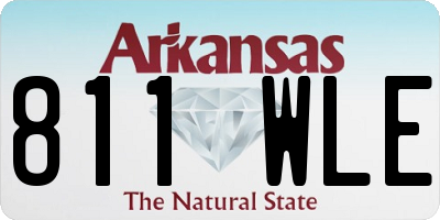 AR license plate 811WLE