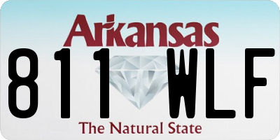 AR license plate 811WLF