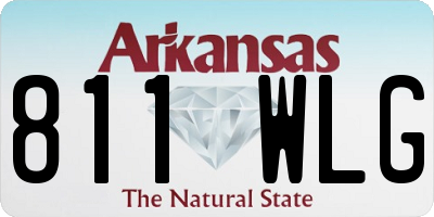 AR license plate 811WLG