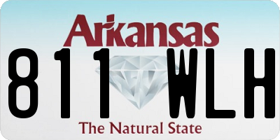AR license plate 811WLH