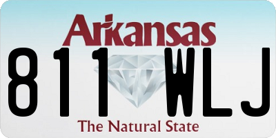 AR license plate 811WLJ