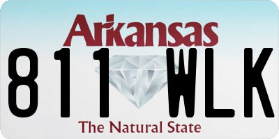 AR license plate 811WLK