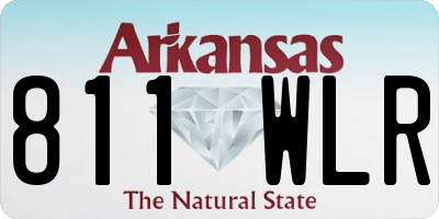 AR license plate 811WLR
