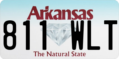 AR license plate 811WLT