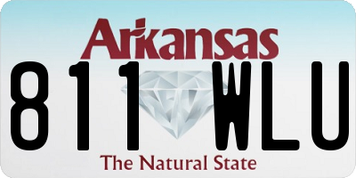 AR license plate 811WLU