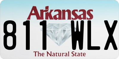 AR license plate 811WLX