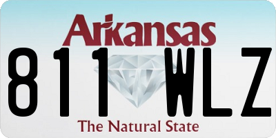 AR license plate 811WLZ