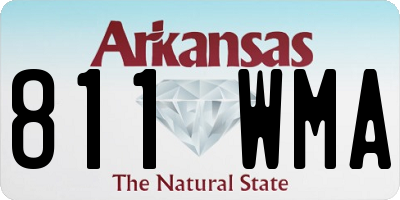AR license plate 811WMA
