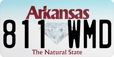 AR license plate 811WMD