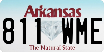 AR license plate 811WME