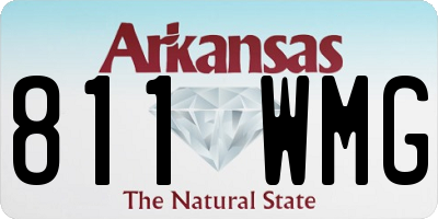 AR license plate 811WMG