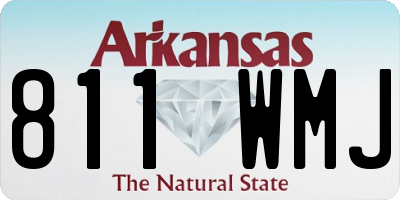AR license plate 811WMJ
