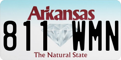 AR license plate 811WMN