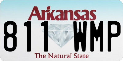 AR license plate 811WMP